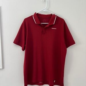 Nike Team Issued WSU Men's Crimson Polo Shirt